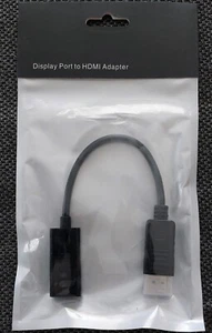 DPM-HDMIF, M to HDMI F Display Port 6-Inch Adapter - Picture 1 of 2