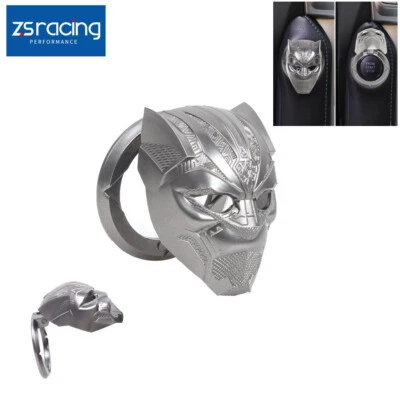 Panther Car Start Stop interruptor de pressão tampa de botão acessórios interiores de carro 3D - Imagem 1 de 4