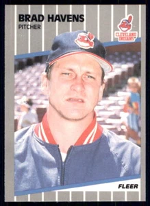 1989 Fleer #407 Brad Havens Glossy - Picture 1 of 2