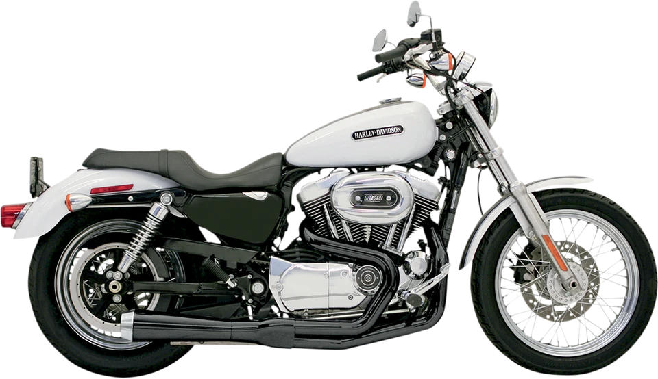 1991-2003 for Harley Sportster 1200 XLH Road Rage Exhaust Black '86-'03 XL A80 - Image 1 of 1