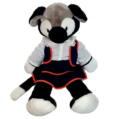 75cm Kösen Stofftier XXL Groß Vintage Made in Germany Waschbär Tracht Kösener - Bild 1 von 4