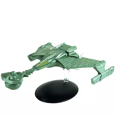 Klingon Battle Cruiser - Star Trek Eaglemoss nave espacial de metal revista alemana