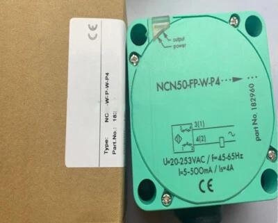 1PC New For Pepperl + Fuchs Proximity Sensor NCN50-FP-W-P4 - Image 1 of 2