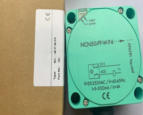 1PC New For Pepperl + Fuchs Proximity Sensor NCN50-FP-W-P4 - Image 1 of 2