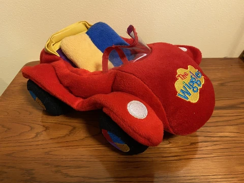 The Wiggles BIG RED CAR Plush Soft Toy 11in 2001 Cover
