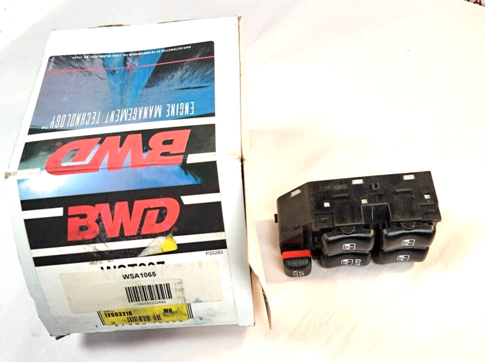 Interruptor de ventana BWD WSA1065 - 4 puertas para Chevrolet Cavalier 00-05 Foto 1 de 2
