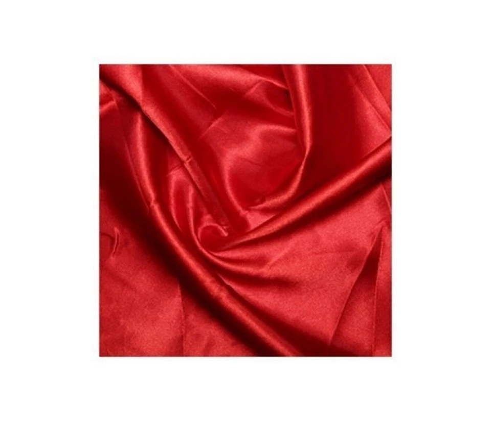 WHOLESALE 10MTS Plain Satin Fabric RED 60" Wedding Draping Party Backdrops venue - Image 1 of 1