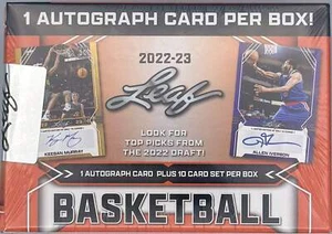 2022-23 Leaf Draft Basketball Factory Sealed Blaster Box 1 Autograph Per Box! - Picture 1 of 3