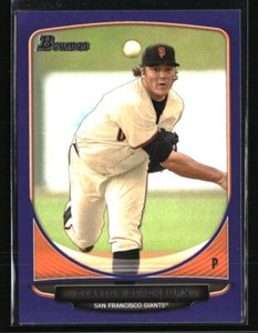 Clayton Blackburn 2013 Bowman Purple #BP98 Baseball Card