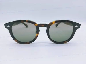 MOSCOT LEMTOSH TORTOISE Frame Green Gradient Lenses Sun Glasses 49-24-145 - Picture 1 of 6