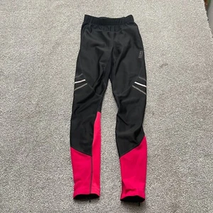 Gore Pants Adult XS Extra Small Black Running Wear Windstopper Soft Shell Mens - Picture 1 of 11