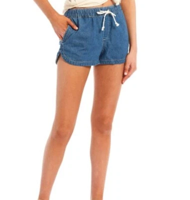 Roxy Juniors' Impossible Denim Shorts - Small Blue - Image 1 of 2