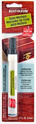 Rustoleum Touch Up Stain Marker Cabernet Red Plus Finish Chisel Tip - Image 1 of 2