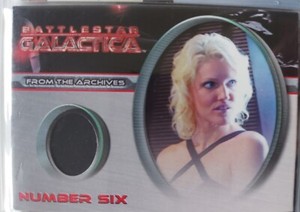 Battlestar Galactica Number Six Tricia Helfer Relic Costume Card CC31 Season 2