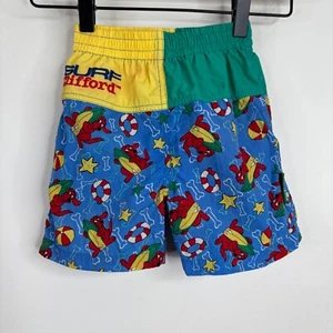 Vintage 90s Clifford Swim Trunks 2T Lined Board Short Retro Surf Beach Resort - Picture 1 of 9
