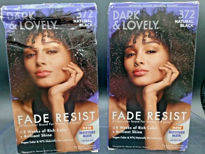 Dark & Lovely - Fade Resist Permanent Hair Color - #372 Natural Black Qty 2 - Image 1 of 4
