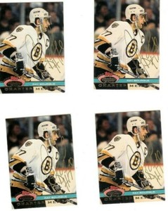 RAY BOURQUE TOPPS STADIUM CLUB CHARTER MEMBER AUTIGRAPHED