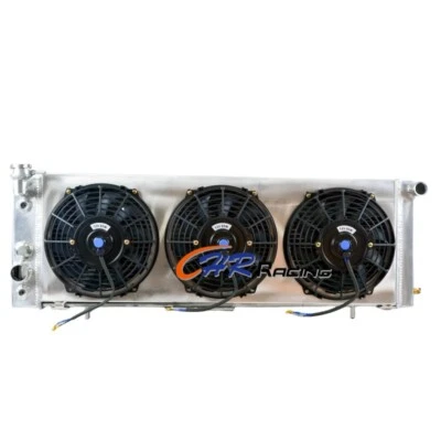 铝制散热器+罩+风扇适用于1991 - 2001年吉普切诺基/1991 1992年科曼奇4.0升 — 第 1/4 张图片