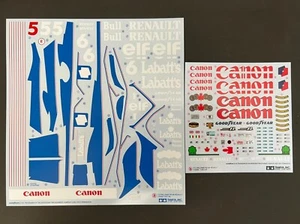 Tamiya Decals for 1/12 Williams FW14B Renault F1. Item12029 from japan