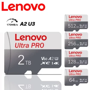 Lenovo 1 To Carte Mémoire 128 Go Carte SD Classe 10 4K TF Card 1 To Carte SD 512G - Photo 1 sur 10