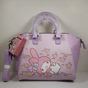 Loungefly Sanrio My Melody Daisies Satchel Hand Bag Crossbody Purse Hello Kitty - Picture 1 of 11