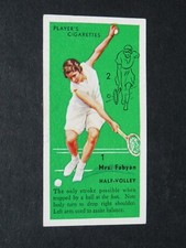 1936 JOHN PLAYER CIGARETTES CARD TENNIS #43 SARAH PALFREY FABYAN USA