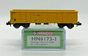 N Scale Arnold HN6171-1 Yellow Open Freight Wagon Original Box *RARE* - Picture 1 of 8