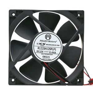 Ventilador chasis gran volumen aire PELKO MOTORS R1225H12SPLP1 12025 12CM 12V 0.44A - Imagen 1 de 1
