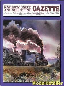 Tocadiscos Narrow Gauge Gazette Nov.08 RGS Ophir D&RGW Leighton Buzzard Baldwin - Imagen 1 de 1