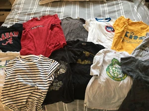 T Shirt Lot Of 12 Large L/M USA Mixed Lot Screen Graphic Cubs Alabama Batman 916 - Picture 1 of 12