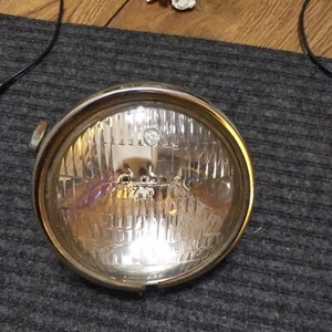 honda sl 350 headlight assembly lamp assembly case 1969 1970 chrome works 5.25 - Picture 1 of 12