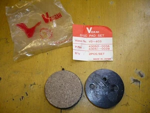 VESRAH VD-403 fa74 plaquettes frein KAWASAKI KZ400 74-77 43050-003a 43051-002b - Picture 1 of 3