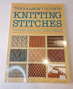 The Harmony Guide to Knitting Stitches - Lyric Books - 96 Pages - Vintage - 1985 - Picture 1 of 15