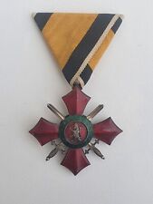 Bulgarie: Ordre du Mérite Militaire Bulgare, chevalier en metal doré