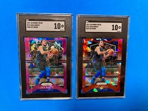 2019-20 Panini Prizm Luka Doncic Mavericks Pink, Red Ice SGC 10 GEM MINT - Bild 1 von 4