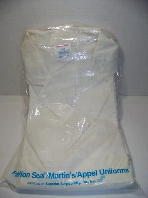 Martin's Fashion Seal Universal Unisex Lab Coat White Size 42 New Slight soiling - Image 1 of 4