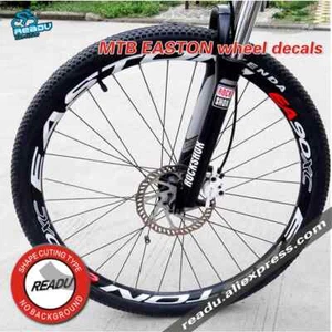 Juego de pegatinas de ruedas de 26/27,5/29 pulgadas ruedas de bicicleta de montaña pegatinas de llanta de rueda - Imagen 1 de 14