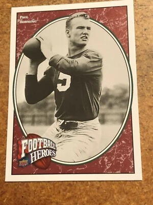 2008 Upper Deck Football Legendary Heroes # 223 Paul Hornung - Image 1 of 4