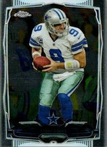 2014 Topps cromo mini refractor Tony Romo Dallas Cowboys - Imagen 1 de 2