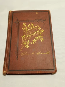 Heart Echoes by Helen A. Manville Hardcover Book 1st Printing 1875 RARE - Picture 1 of 11
