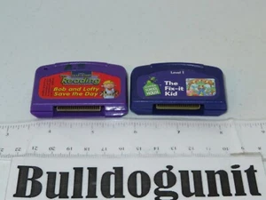 Lot 2 Leapfrog Leappad Storybook Game Cartridge Only Bob Builder Fix-It Kid - Picture 1 of 3