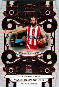 2024-25 Panini Crown Royale Euroliga Vassilis Spanoulis/99 Pilares del Juego - Imagen 1 de 2