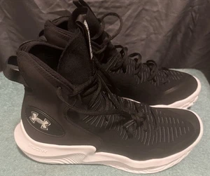 Under Armour Flow Ace Highlight Black/White Women’s Size 12 NWOB - Picture 1 of 5
