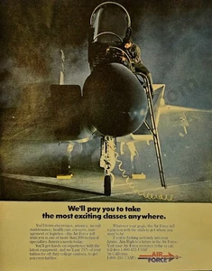 1986 U.S. Air Force Recruiting Military Old Vintage PRINT AD Collectible! (4559) - Picture 1 of 1