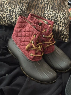 Botas de pato Sperry STS84365 pana lluvia para mujer Foto 1 de 3