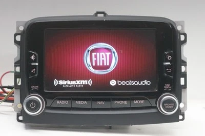Receptor de rádio áudio Uconnect Fiat 500 Harman Navi 2014-16 com display 735577843 - Imagem 1 de 4