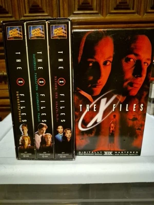The X Files Box Set Volume 2 VHS, 1996 3-Tape Set 6 Episodes Cards NEW + Movie  - Image 1 of 4