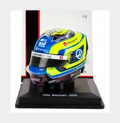 SPARK-MODEL 5HF183 BELL HELMET - CASCO HELMET F1 OLIVER BEARMAN TEAM MONEYGRAM H - Immagine 1 di 2