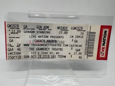 Boleto - Carach Angren / The Gramercy Theatre 127 E 23rd St, NY SUN 28 DE OCTUBRE DE 2018 Foto 1 de 2