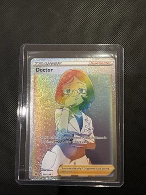 Doctor (Secret) 214/198 Swsh06: Sword & Shield - Chilling Reign Holo - Image 1 of 2